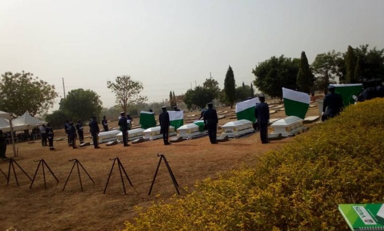 Burial of crashed Aircraft