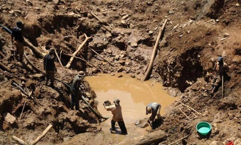 Illegal mining