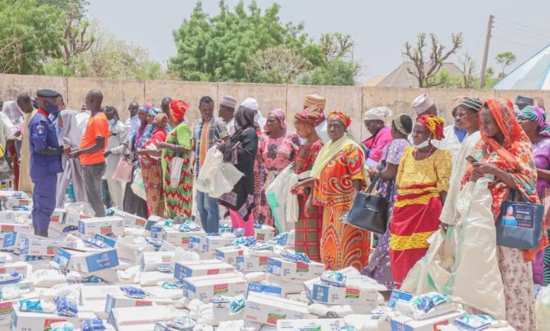 2000 Billiri crisis victims get Gombe Govt relief materials 1 Billiri Victims