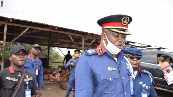 NSCDC arrests 8 suspected railway vandals in Lafia