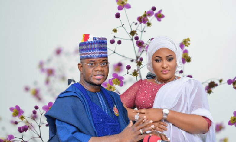 Yahaya Bello and Rashida Bello, 