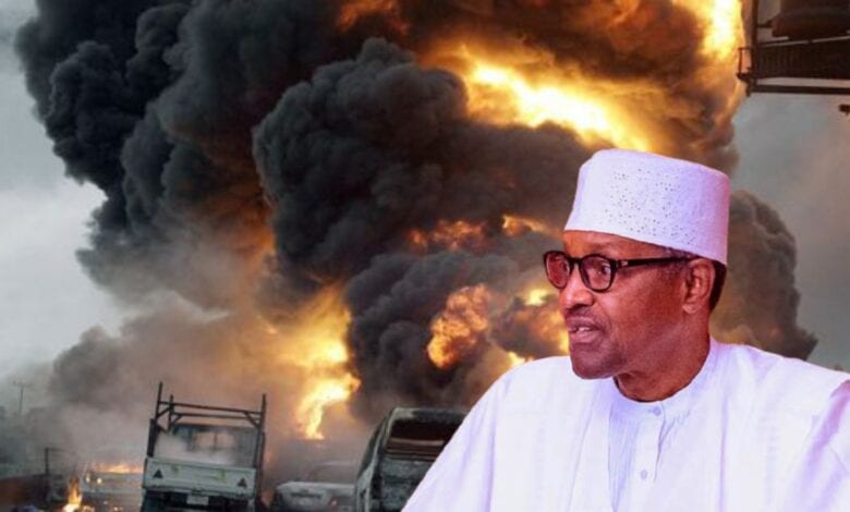 buhari on explosion