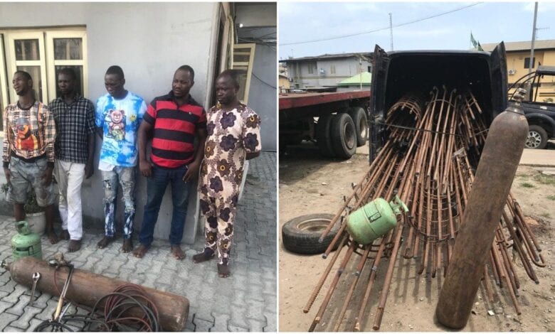 Five arrested in Lagos over alleged N500,000 bribe