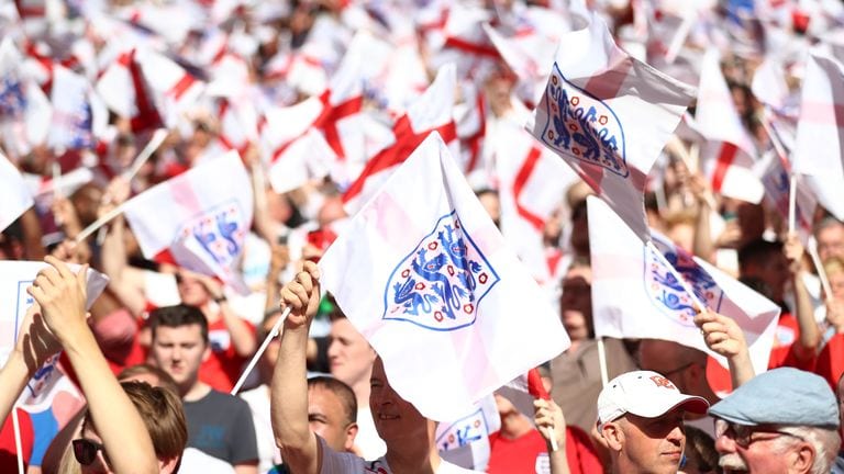 England football fans