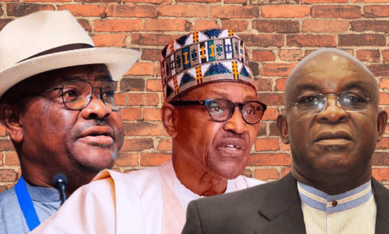 Buhari, Wike, Mark