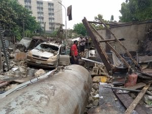 LPG GAS LAGOS TANKER EXPLOSION
