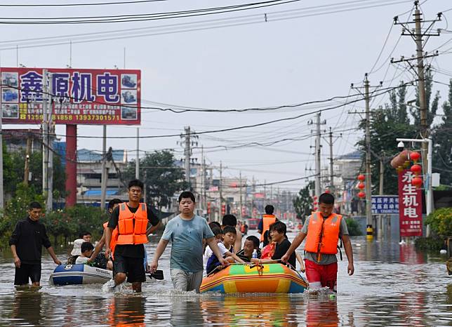 China’s rain-ravaged