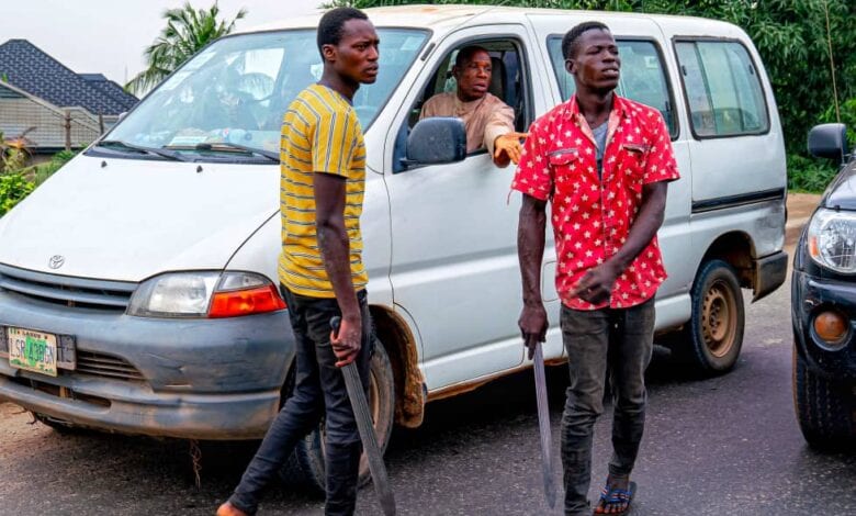 a gang of suspected criminals, which specialises in harassing motorists and road users in traffic.