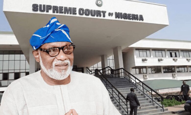 Supreme Court, Akeredolu
