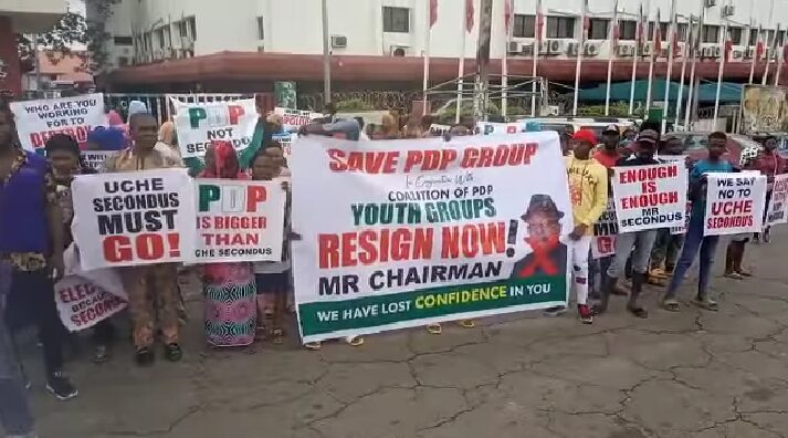 PDP protest