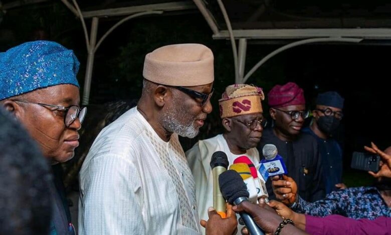 Akeredolu Asiwaju Bola Ahmed Tinubu