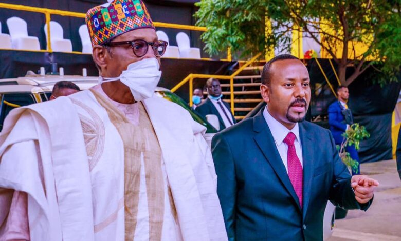 President Buhari at the Inauguration of Ethiopian Prime Minister Abiy Ahmed in Addis Ababa