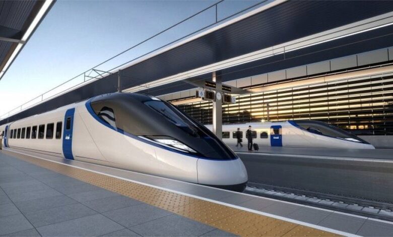 British high-speed HS2 trains