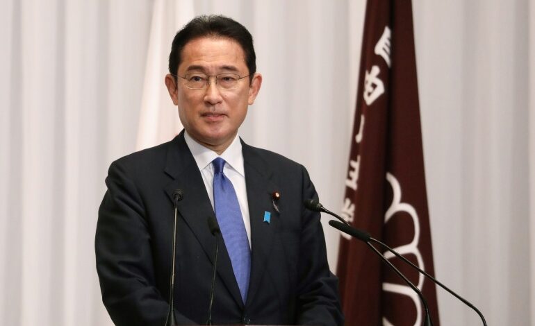 Japanese Prime Minister Fumio Kishida