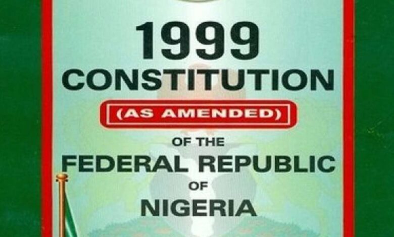 1999 Nigerian Constitution