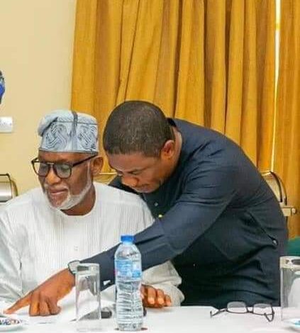 Akeredolu with Kekemeke