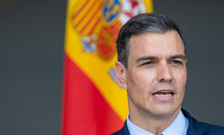 Prime Minister Pedro Sanchez