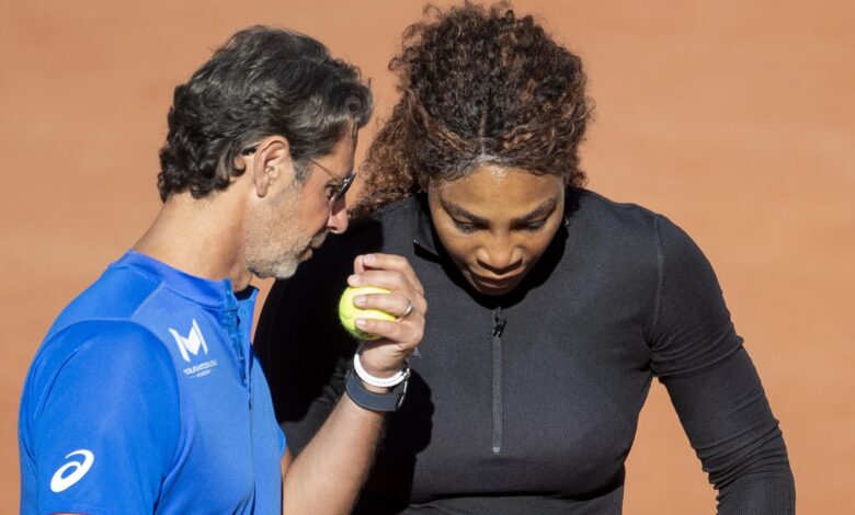 Mouratoglou and Serena Williams