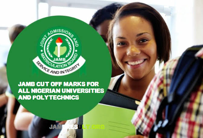 utme cut off mark