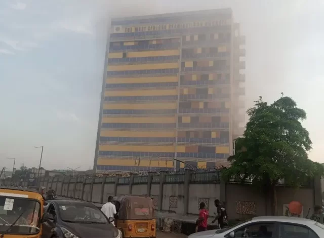FIRE IN WAEC OFFICE