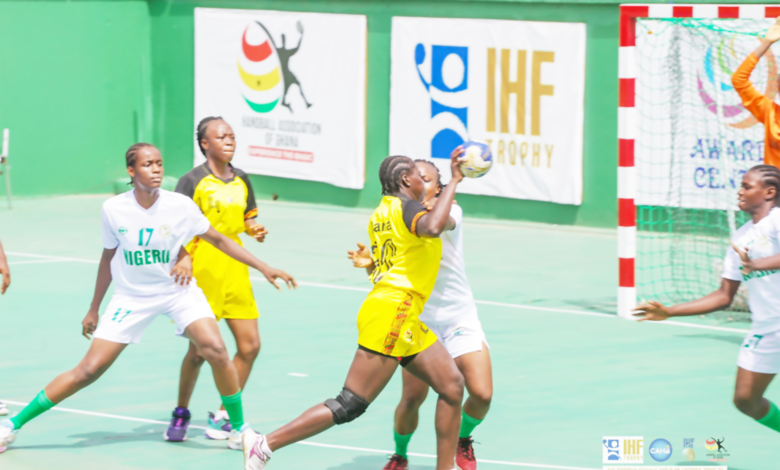 Nigeria in white jersey compete against their Ghanaian counterparts in Accra