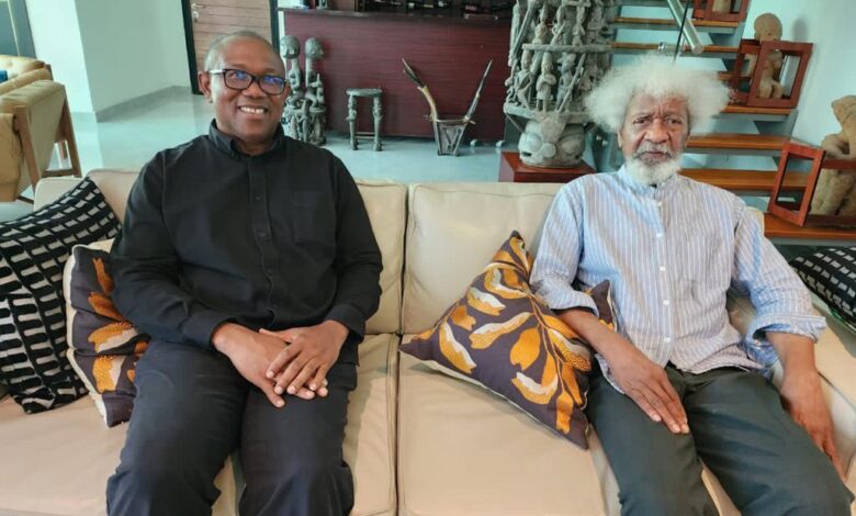 Wole Soyinka Peter Obi