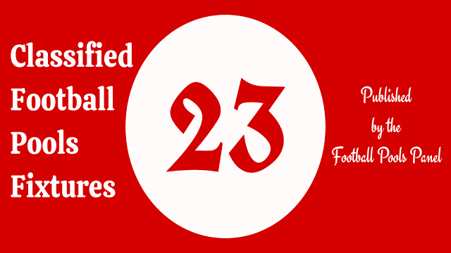 Week 23 Pool Fixtures for Sat 9 Dec 2023 – UK 2023/2024