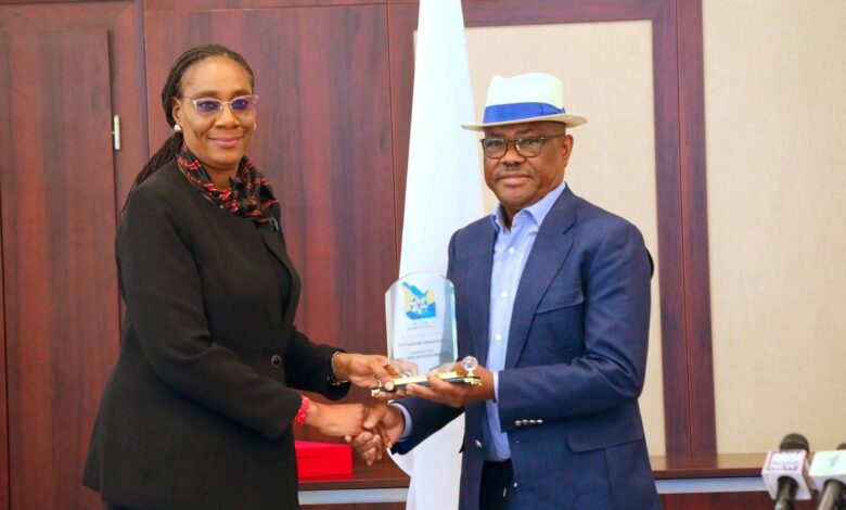 Wike receives Law School DG, Odusote on courtesy visit 1