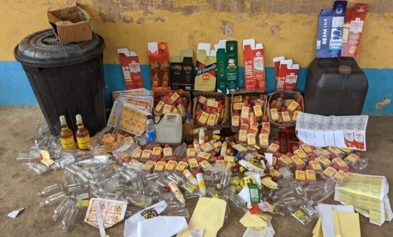 Fake gin producer arrested in Akwa Ibom, 120 bottles recovered 1