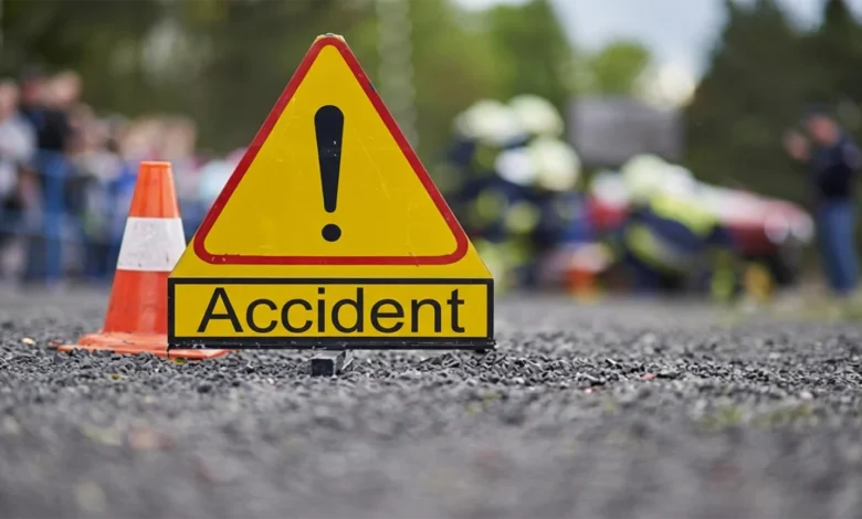 Tyre bursts, bus crashes, catches fire in Kwara 1